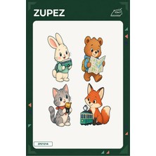 Zupez Minik Şehir Haritası 19X25 cm Ütüyle Uygulanan Baskı ZPZ1214