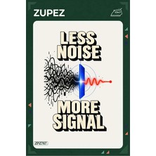 Zupez ZPZ767 – Less Noise More Signal Ütüyle Uygulanabilir Transfer Baskı
