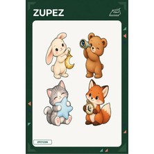 Zupez Minik Ay Işığı 19X25 cm Ütüyle Uygulanan Baskı ZPZ1226