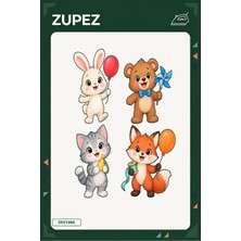 Zupez Minik Balon Şenliği 19X25 cm Ütüyle Uygulanan Baskı ZPZ1385