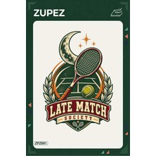 Zupez ZPZ691 – Late Match Society Ütüyle Uygulanabilir Transfer Baskı