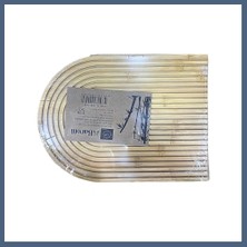 Bezos Bambu Oval Çizgili Sunumluk BZS10