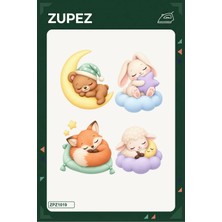 Zupez Uyku Arkadaşları 19X25 cm Ütüyle Uygulanan Baskı ZPZ1019