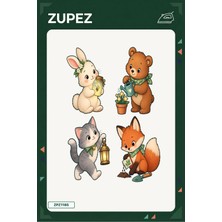 Zupez Minik Işık Bahçesi 19X25 cm Ütüyle Uygulanan Baskı ZPZ1185