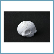 Bezos 3D Baskı Kafatası Fidget Uzayan Spiral Kafatası Stres Oyuncağı Cadılar Bayramı Dekoru Beyaz MBT06