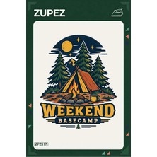 Zupez ZPZ817 – Weekend Basecamp Ütüyle Uygulanabilir Transfer Baskı