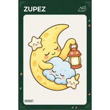 Zupez ZPZ547 – Ay Işığı Nöbeti Ütüyle Uygulanabilir Transfer Baskı