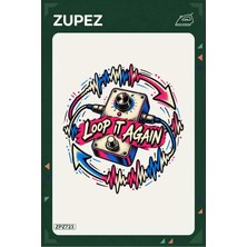 Zupez ZPZ723 – Loop It Again Ütüyle Uygulanabilir Transfer Baskı