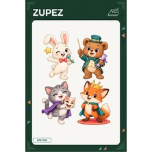 Zupez Minik Tiyatro Kulübü 19X25 cm Ütüyle Uygulanan Baskı ZPZ1120