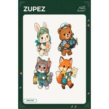 Zupez Minik Denizaltı Günlüğü 19X25 cm Ütüyle Uygulanan Baskı ZPZ1170