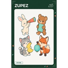 Zupez Minik Gökyüzü Dürbünü 19X25 cm Ütüyle Uygulanan Baskı ZPZ1296