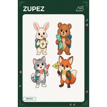 Zupez Minik Pusula Kulübü 19X25 cm Ütüyle Uygulanan Baskı ZPZ1417