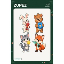 Zupez Minik Icat Masası 19X25 cm Ütüyle Uygulanan Baskı ZPZ1374