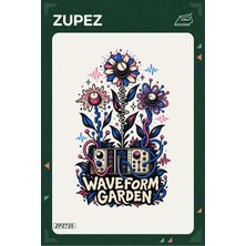Zupez ZPZ725 – Waveform Garden Ütüyle Uygulanabilir Transfer Baskı