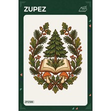 Zupez ZPZ589 – Orman Kütüphanesi Arması Ütüyle Uygulanabilir Transfer Baskı