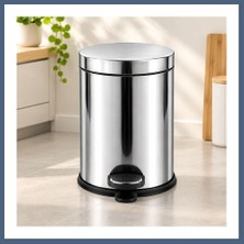 Bezos 5 L Metal Pedallı Çöp Kovası BZS10