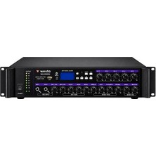 Westa WM-2500U 500 Watt 100V-70V-8 Ohm Usb-Sd-Bt 6 Bölgeli Trafolu Mixer Amfi