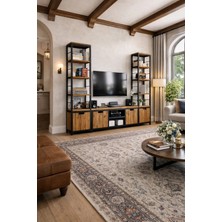 Kıymık Home Lotus Tv Ünitesi - Size Özel Üretim - Gerçek Ağaç - Köknar