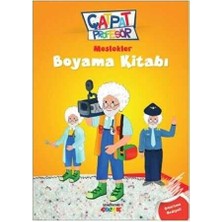 TeknoKapsül Meslekler Boyama Kitabı - Çatpat Profesör