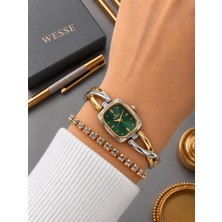 Wesse Mini Kasa Vintage Seri Çelik Kordon ve Kasa 2 Yıl Garantili Kadın Kol Saati BWL.303703.C