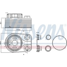 Nissens Yağ Soğutucu Mercedes A W176 CLA W117 B W246 A6071800237 90705