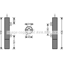 Kale Oto AVA Klima Kurutucu Mercedes W203 W211 C219 Sprinter W906 A2118350047 MSD090