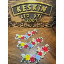 Keskin Aksesuar Renkli Çiçek Yapıştırma