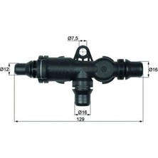 Behr Yağ Soğutucu Termostatı Bmw X5 E53 4.4i 4.6is 4.8is Range Rover 17107559966 TO482