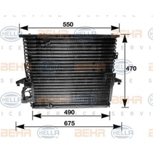 Behr Klima Radyatörü Kondenser Bmw 3 Serisi E36 64538373004 8FC351035031