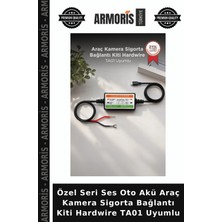 Armoris Özel Seri Ses Oto Akü Araç Kamera Sigorta Bağlantı Kiti Hardwire TA01 Uyumlu