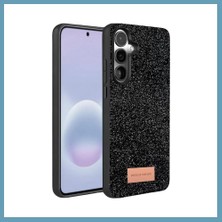 Bezos Onegif Samsung Galaxy A57 5g Uyumlu Bright Simli Kapak - Siyah MBT06