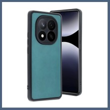 Bezos Redmi Note 14 Pro 4g Uyumlu Kılıf Aras Deri Kapak - Açık Yeşil BZS10