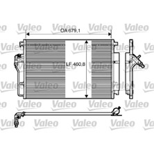 Valeo Klima Radyatörü Kondenser Vw Crafter Mercedes Sprinter A9065000054 818173