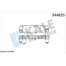 Kale Oto Kale Intercooler Turbo Radyatörü Bmw X3 F25 X4 F26 17517823570 344835