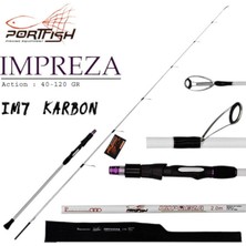 Port Fish Portfish Impreza Jig Kamışı 200CM 40-120GR 2 Parça