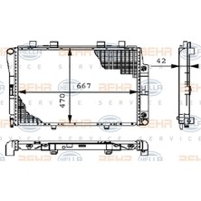 Behr Motor Su Radyatörü Mercedes W140 S300 S350 Turbo D A1405002303 8MK376711164