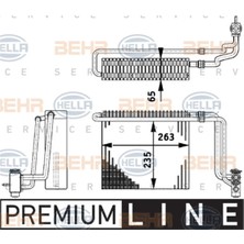 Behr Klima Evaporatörü Mercedes Vito Viano W639 A0018305758 8FV351211741