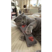 Özlika Home Yumuşak Peluş Kedi Oyuncağı Kedi Oyun ve Aktivite Kediler Için Peluş Oyun Arkadaşı Isırma, Yakalama ve Eğlence