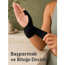 Mossem De Quervain Başparmak Destekli Metal El Bilek Ateli Ayarlanabilir