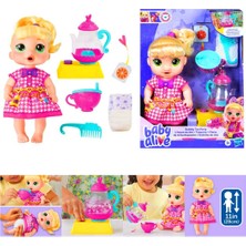 Baby Alive G0608 Fokurdayan Çay Partisi Lala Oyuncak Bebek Seti 3+ Yaş