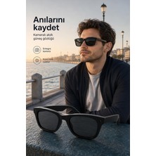 Mossem Anı Kaydetme Kameralı Akıllı Güneş Gözlüğü Smart Glasses