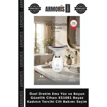 Armoris Özel Üretim Ems Yüz ve Boyun Güzellik Cihazı ES1081 Beyaz Kadının Tercihi Cilt Bakımı Seçim