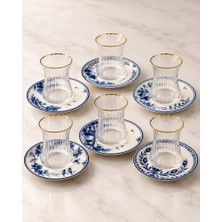 Sandro Moreno 1453 Blue Tree Optik 6lı Çay Seti