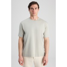 D'S Damat Ds Damat Regular Fit Mint Düz T-Shirt