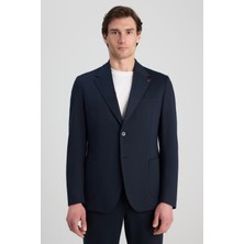 D'S Damat Ds Damat Comfort Fit Lacivert Örme Takim Elbise