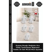 Armoris Kumaş Bıçağı Değişim Ucu Tiftik Temizleme Makinesi Yedek 5li Set M118 M23 Uyumlu
