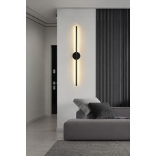 Markatech Olimpos Siyah Gün Işığı LED Aplik 70 cm