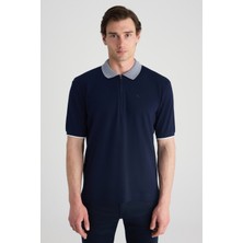 D'S Damat Ds Damat Regular Fit Lacivert Düz T-Shirt
