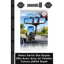 Armoris Delux Serisi Oto Eşyası Ofis Aracı Araç Içi Telefon Tutucu JX034 Siyah