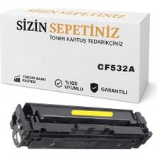 Tr Hp M180N M181FW Için CF532A 205A Sarı Uyumlu Muadil Toner Kartuş